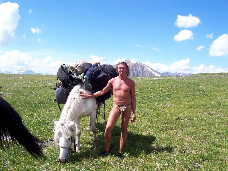 Тарзан и его конь Саша Белый